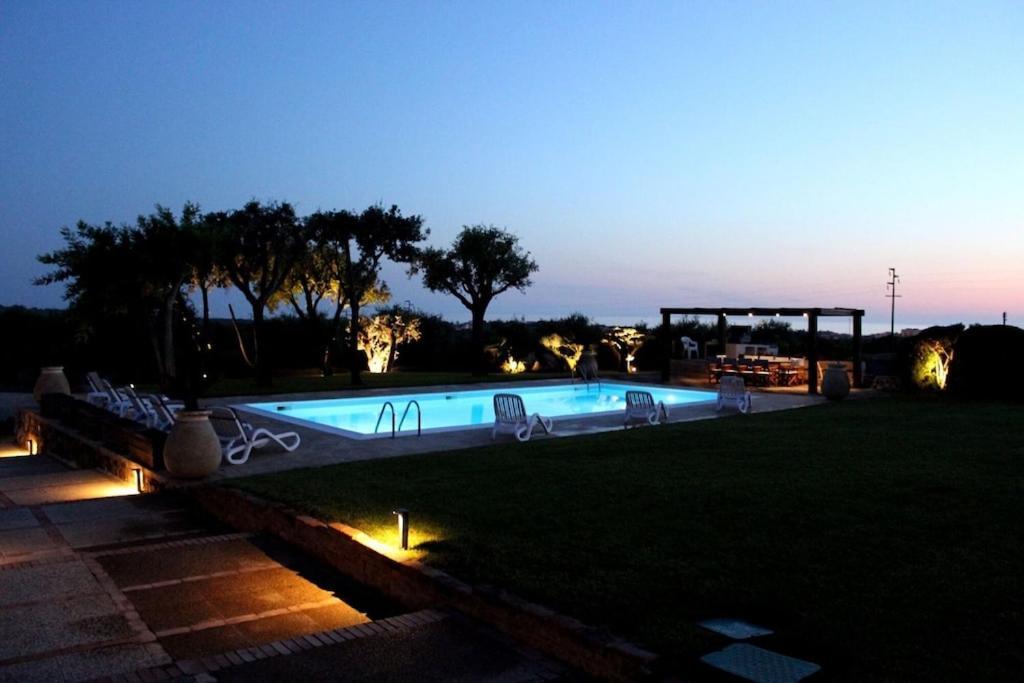 Clicksardegna Villa Emanuel Ad Alghero Con Vista Mare Spettacolare, Piscina Indipendente Per 8 Persone Экстерьер фото