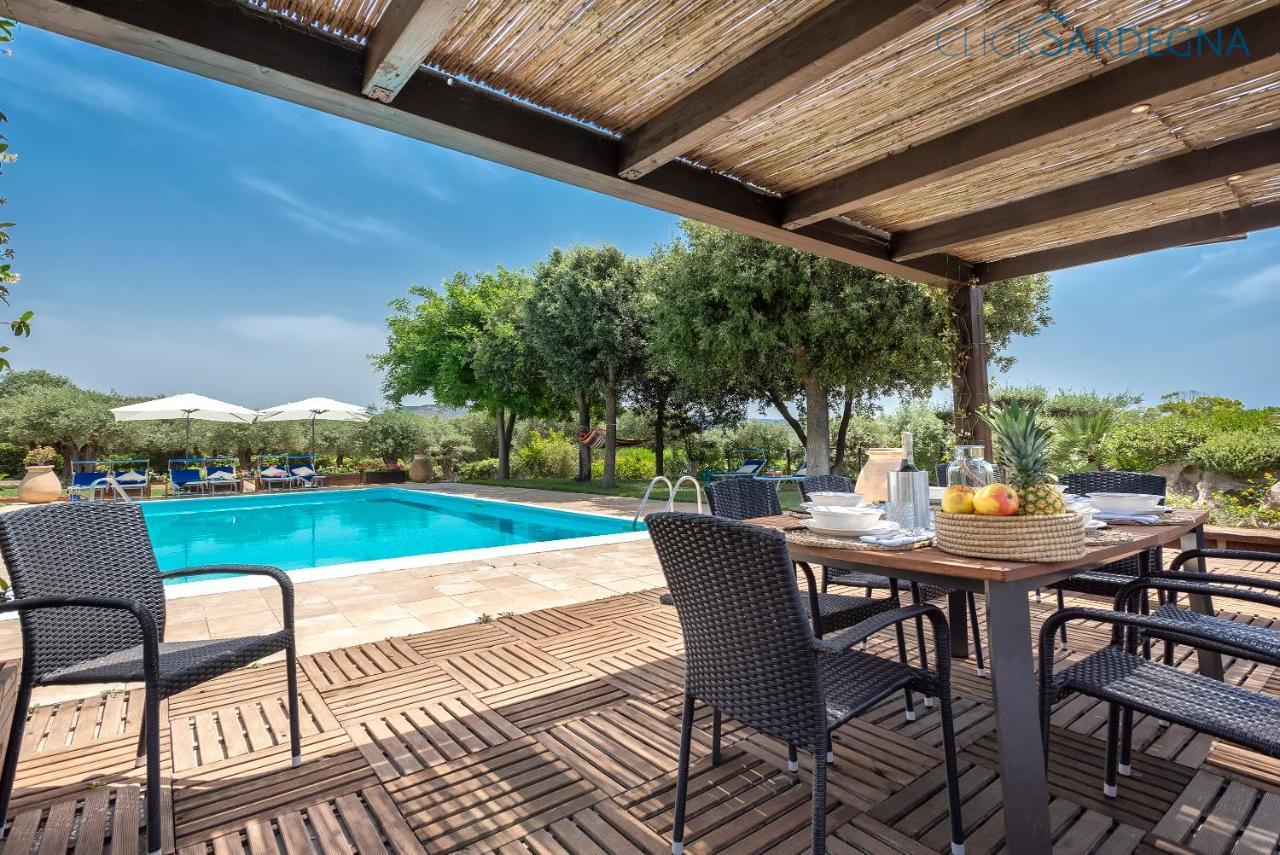 Clicksardegna Villa Emanuel Ad Alghero Con Vista Mare Spettacolare, Piscina Indipendente Per 8 Persone Экстерьер фото