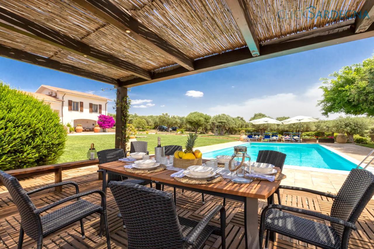 Clicksardegna Villa Emanuel Ad Alghero Con Vista Mare Spettacolare, Piscina Indipendente Per 8 Persone Экстерьер фото